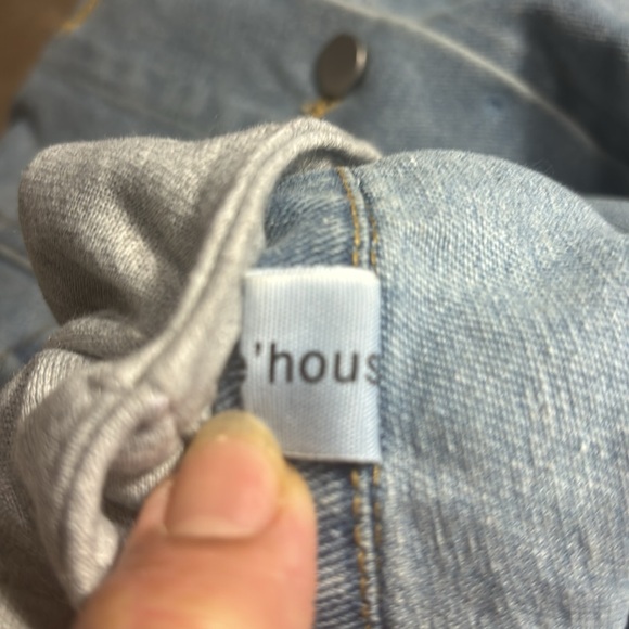 Oversized hooded denim jacket - Picture 6 of 6